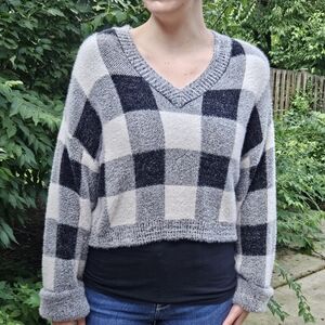 Host Pick! ALYA Super-Soft Plaid Sweater